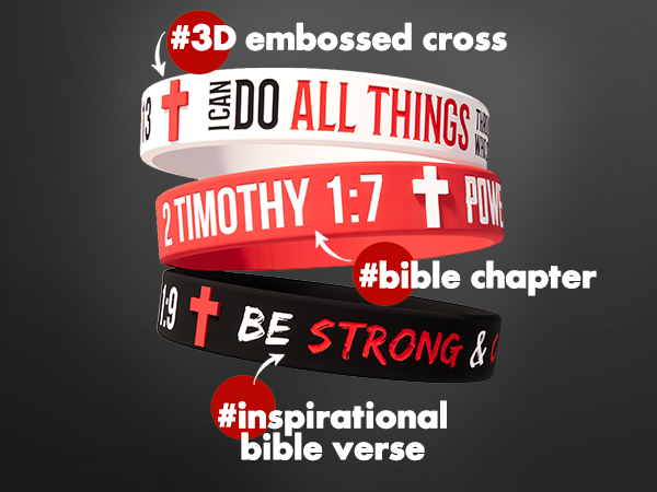 Religious bracelets wristbands gifts bulk favors supplies prizes