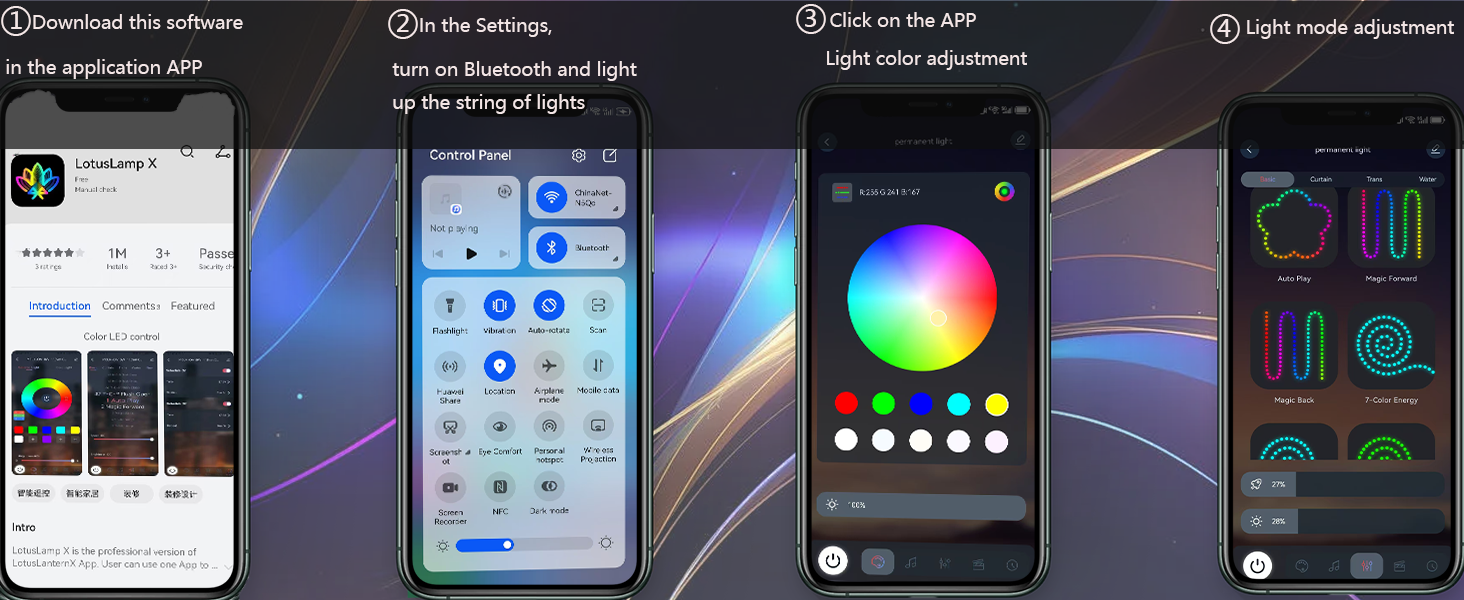 How to control it with an APP
