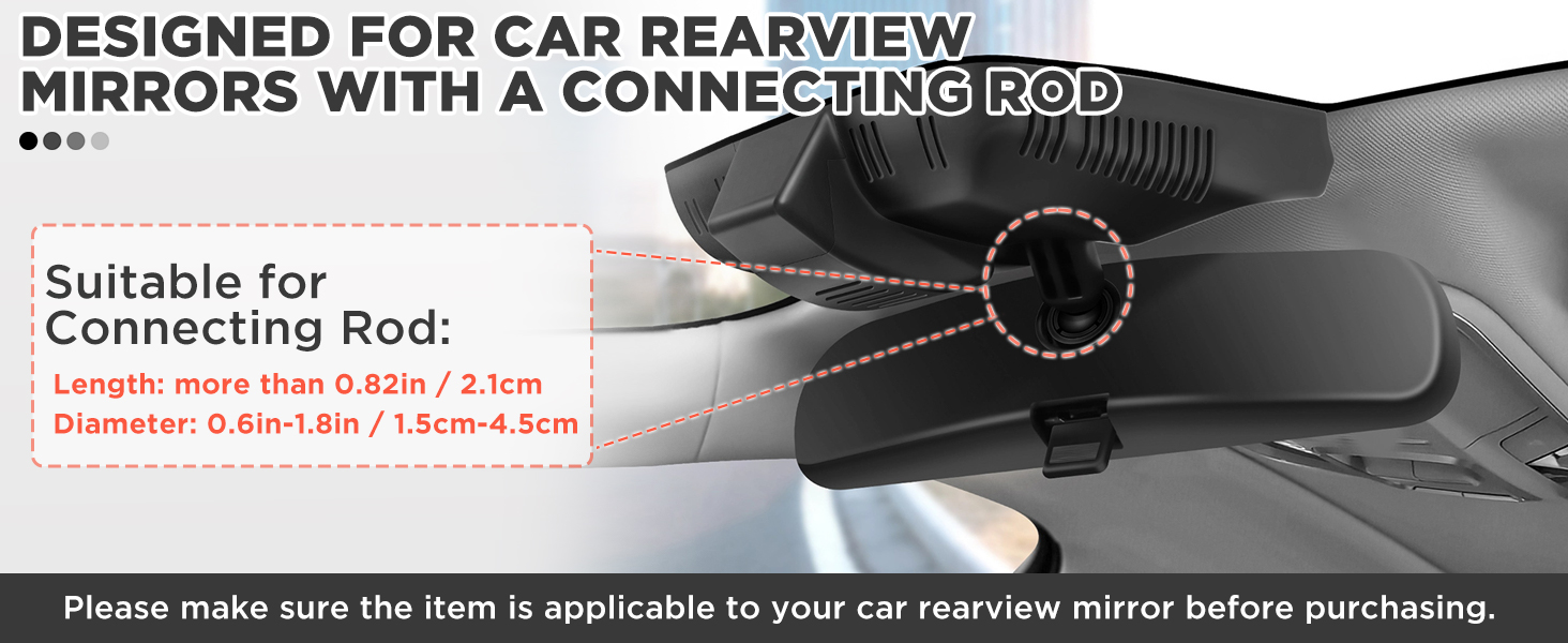 car rear view mirror phone holder