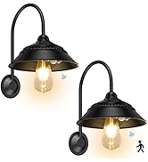 Aqonsie Solar Barn Lights Outdoor, Solar Vintage Rustic Solar Chicken Coop Light with 3 Lighting ...