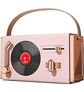 SpringFlora [2023 New] Small Portable Retro Bluetooth Speaker, Cute Vintage Wireless Speaker for ...