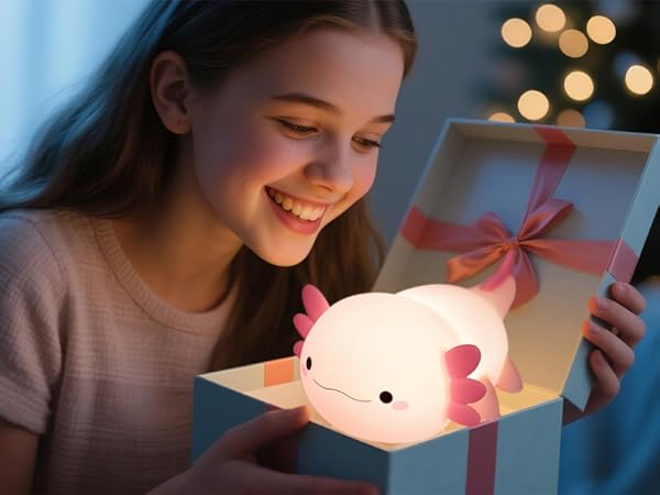 Axolotl night light gifts