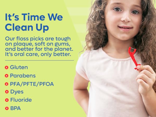 Gluten-free floss picks! Tested by dentists, dental hygienists more. How?