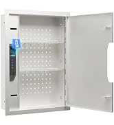 MAXSAFES Hidden Wall Safes with Super Finger Vein Recognition Lock Electronic Hidden Safes with D...