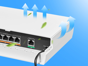 5-Port gigabit Outdoor PoE Switch