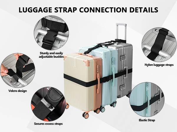 Luggage Straps for Suitcases