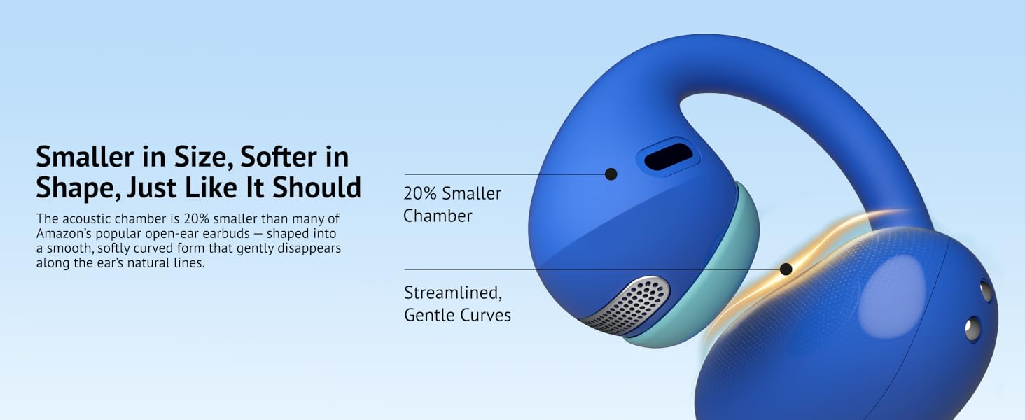 Small acoustic chamber design tailored for kids ears and comfort.
