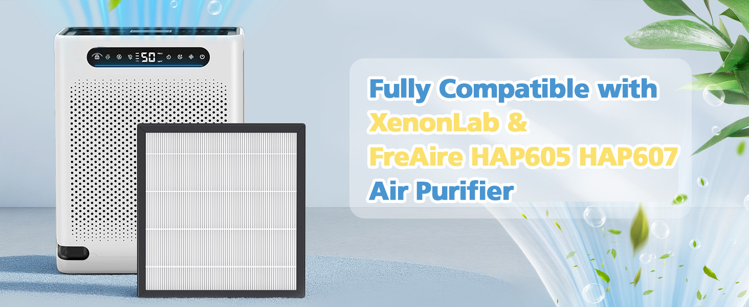 Effectively handles common airborne particles supporting a fresher and more comfortable home