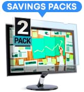 VINTEZ 24 inch [2 Pack] Anti-Glare Blue Light Blocking Screen Protector Panel for 16:9 Widescreen...