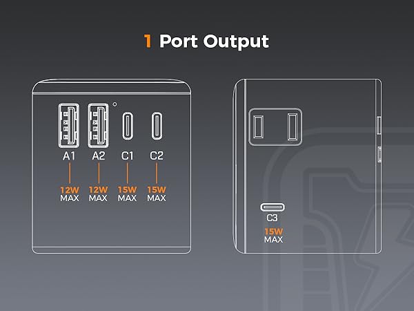 1 Output Port