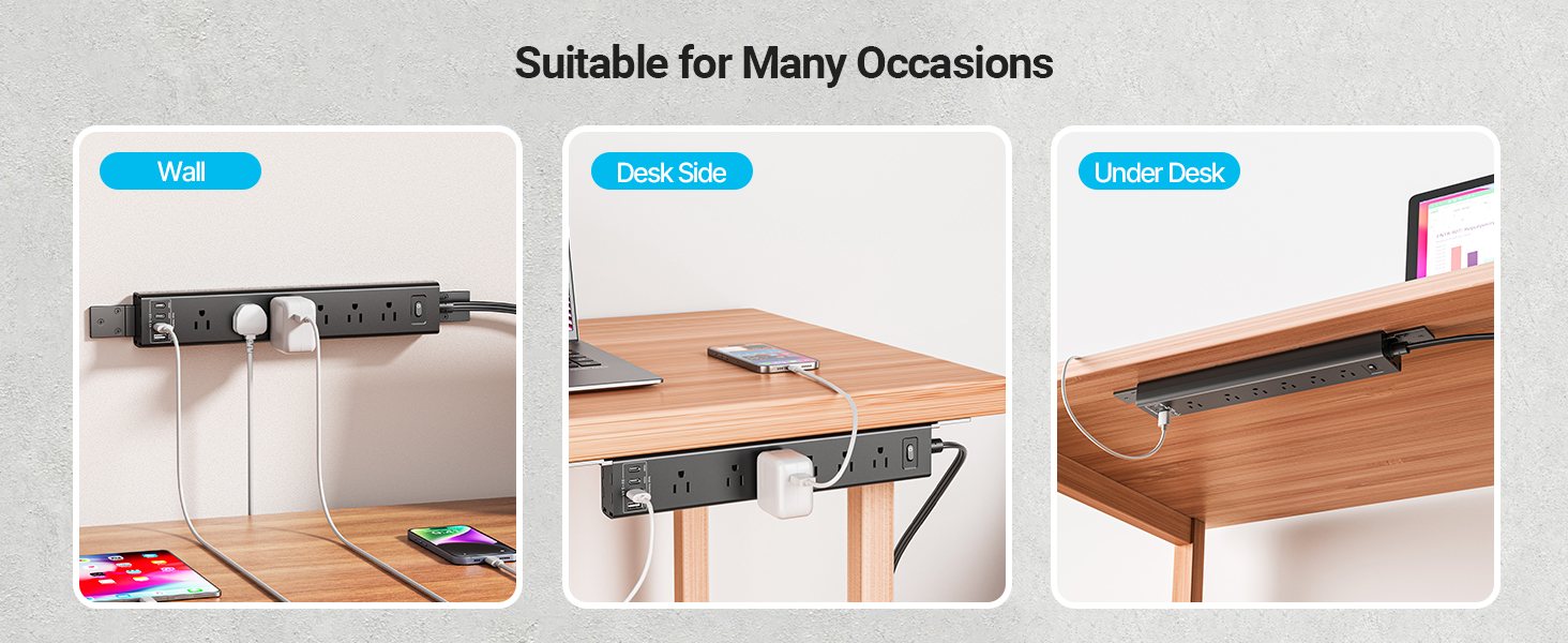Mountable Surge Protector Power Strip