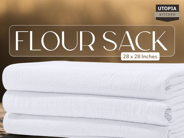 utopia white kitchen towels cotton dishcloths