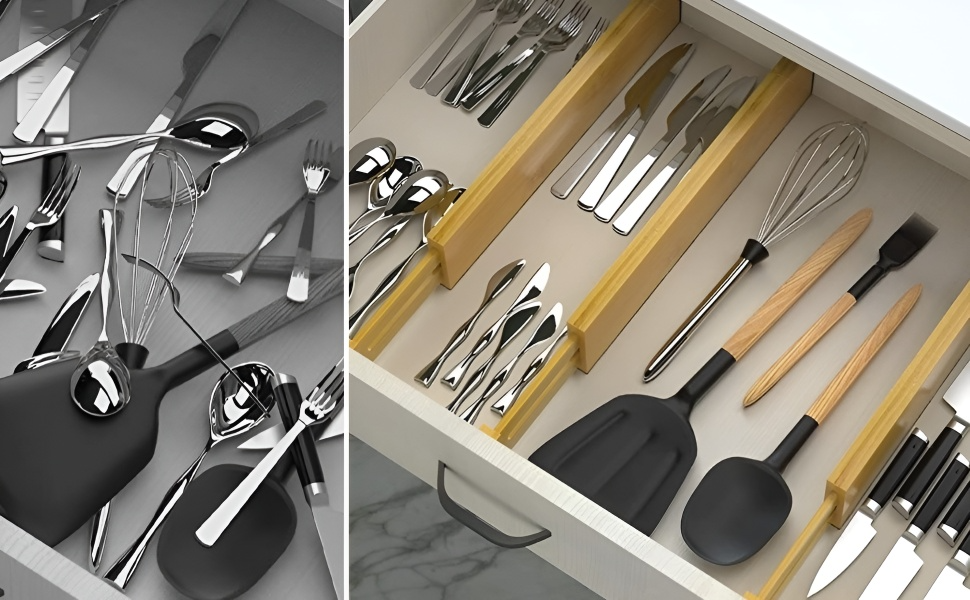utensil drawer dividers organizer