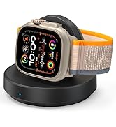 ZAPOGO Portable Magnetic Charging Dock for Apple Watch, Wireless Fast Watch Charger Stand with Ch...