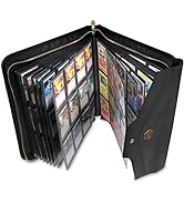 ENHANCE Trading Card Binder Album - 12 Pocket TCG Binder for 624 Cards - Side Loading Card Binder...
