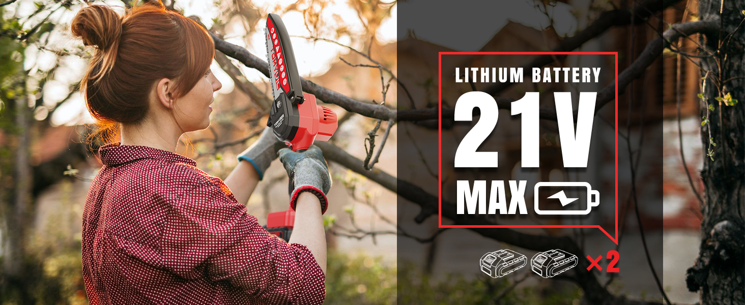mini chainsaw 6 inch cordless