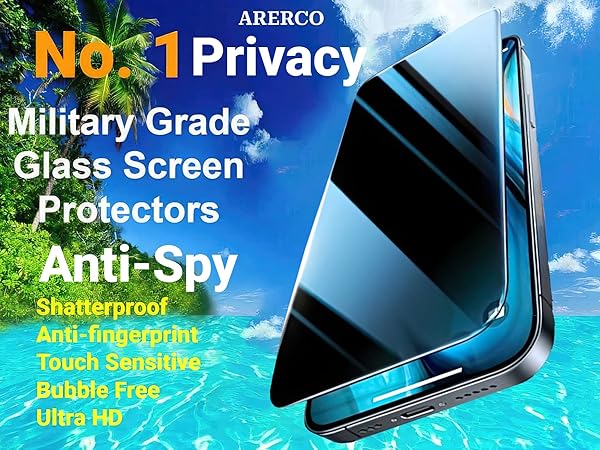 9H+ Durable Privacy Protection for iPhone 17 Pro Max
