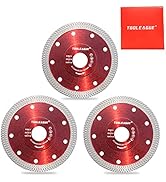 TOOLEAGUE 4.5 Inch Diamond Saw Blade, Super Thin Tile Blade, Diamond Cutting Wheel for Cutting Po...