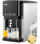 VEVOR Water Dispenser with Ice Maker, 3-in-1 Countertop Water Dispenser, 35 LBS/24H, 12 Cubes/7 M...