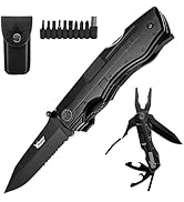 Rush Deer Pocket Knife - Folding EDC Multitool for Men, Small and Versatile Camping, Fishing, and...