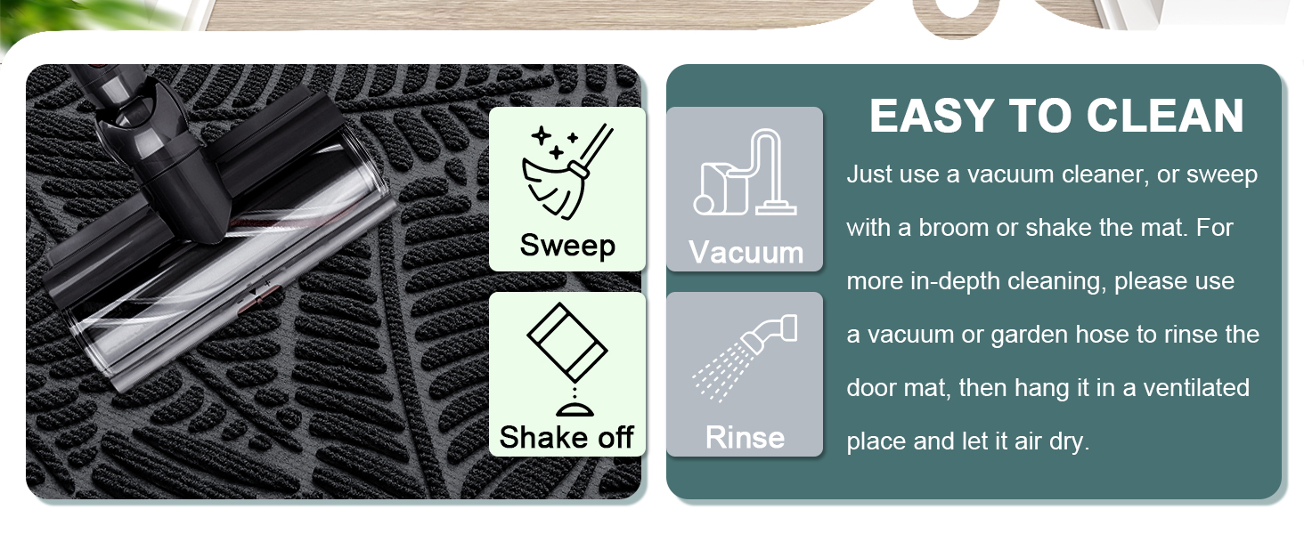 Easy Clean Outside Doormats