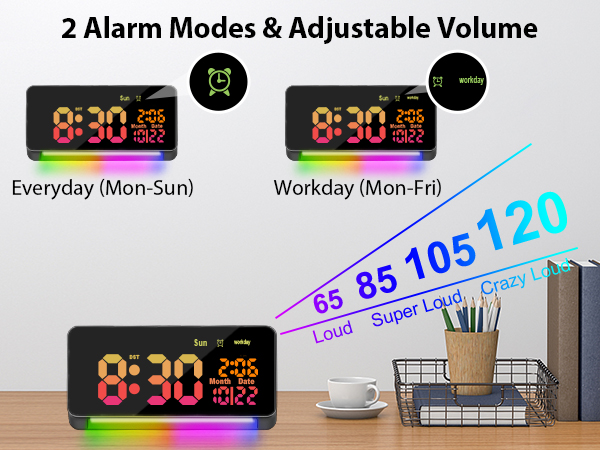 lound alarm clock for heavy sleepers adults