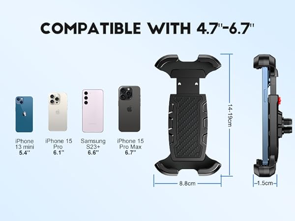 phone mount for motorcycle