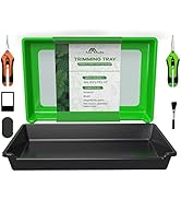 FuturHydro Trimming Tray 150 Micron Screen Keef Pollen &amp; Herb Dry Sifter Tray with 2 Trimming Sci...