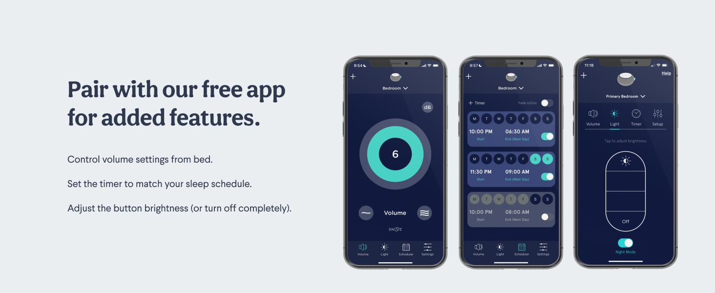 Pair with our free app for added features