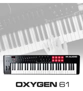 M-Audio Oxygen 61 (MKV) – 61 Key USB MIDI Keyboard Controller With Beat Pads, Smart Chord &amp; Scale...