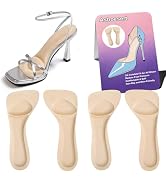 3/4 Invisible High Heel Cushion Inserts for Women, Anti-Foot Sliding Forward Insoles, Shock &amp; Swe...