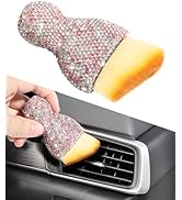 AOCISKA Car Detailing Brush,Car Interior Dust Sweeping Soft Brush,Bling Car Accessories for Women...