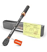 SUZUME 1/4 Torque Wrench (20-220 In.Lb/ 2.3-24.9 N.m) Â±3% High Accuracy Torque Wrench 72 Tooth Du...