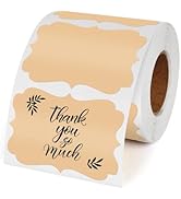 YIKIADA Khaki Thermal Labels 2 × 3 Inch Gift Printer Sticker Christmas Direct Roll Decals Waterpr...