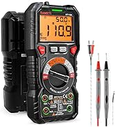 KAIWEETS Digital Multimeter TRMS 6000 Counts Voltmeter Auto-Ranging Fast Accurately Measures Volt...