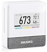 INKBIRD Smart Temperature and Humidity Meter with Electronic Ink Display, App Monitor Temperature...