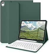 ZKTUYU for iPad (A16) 11th/10th Generation Case with Keyboard 11/10.9 inch 2025/2022, Detachable ...