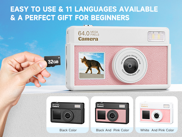 4k digital camera for photography mini digital camera point and shoot digital cameras for kids