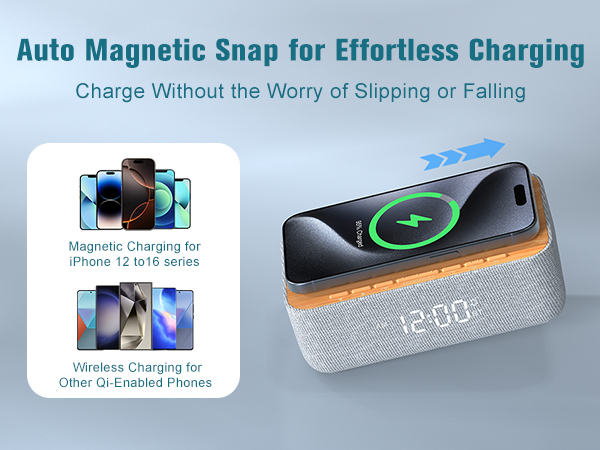 15 W fast magnetic charging