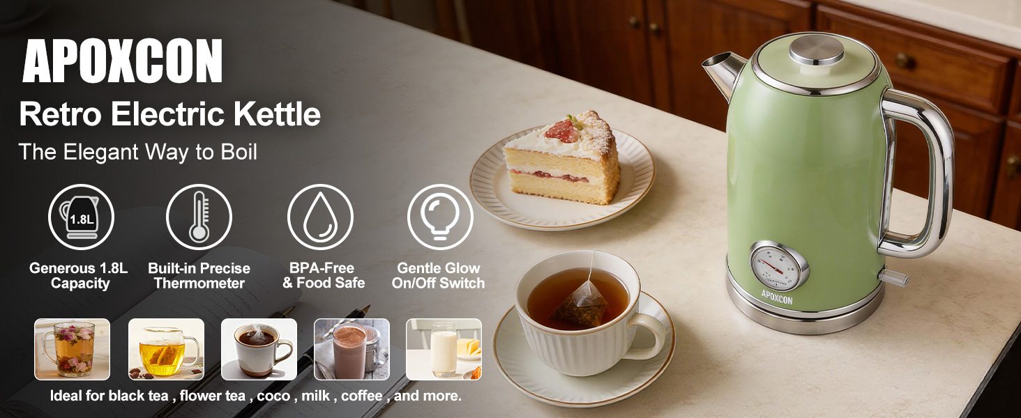 retro electric kettle