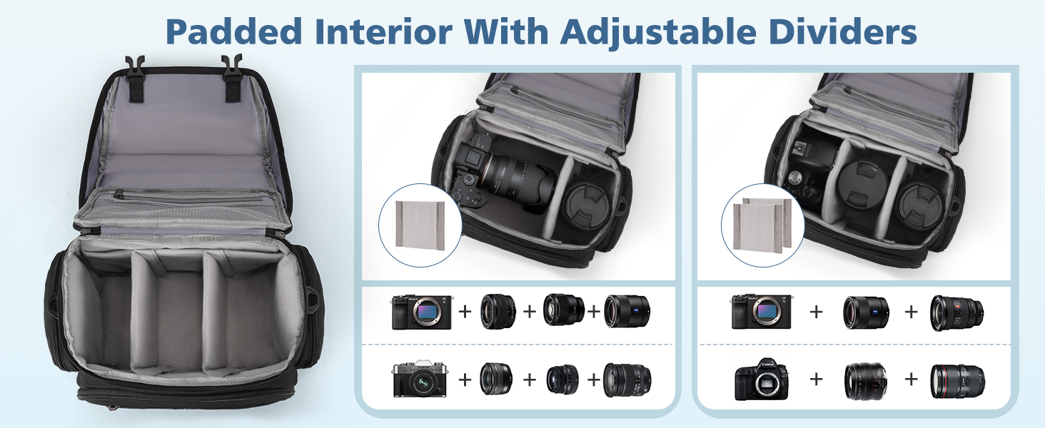 DSLR/SLR/Mirrorless Camera Sling Bag for Photographers