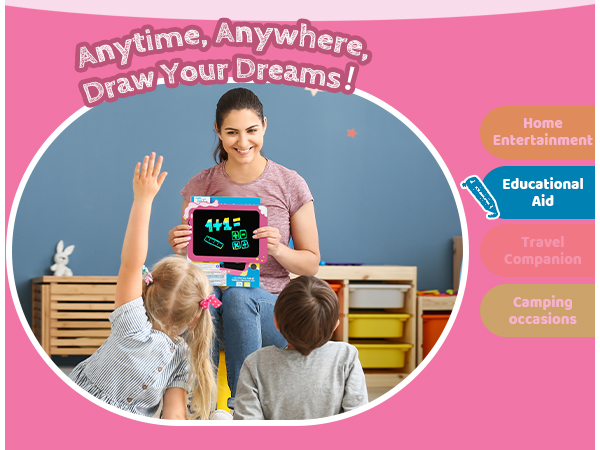LCD Writing Tablet for kids Doodle Board drawing pad