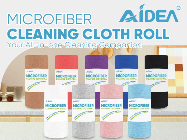 Microfiber Cleaning Cloth Roll