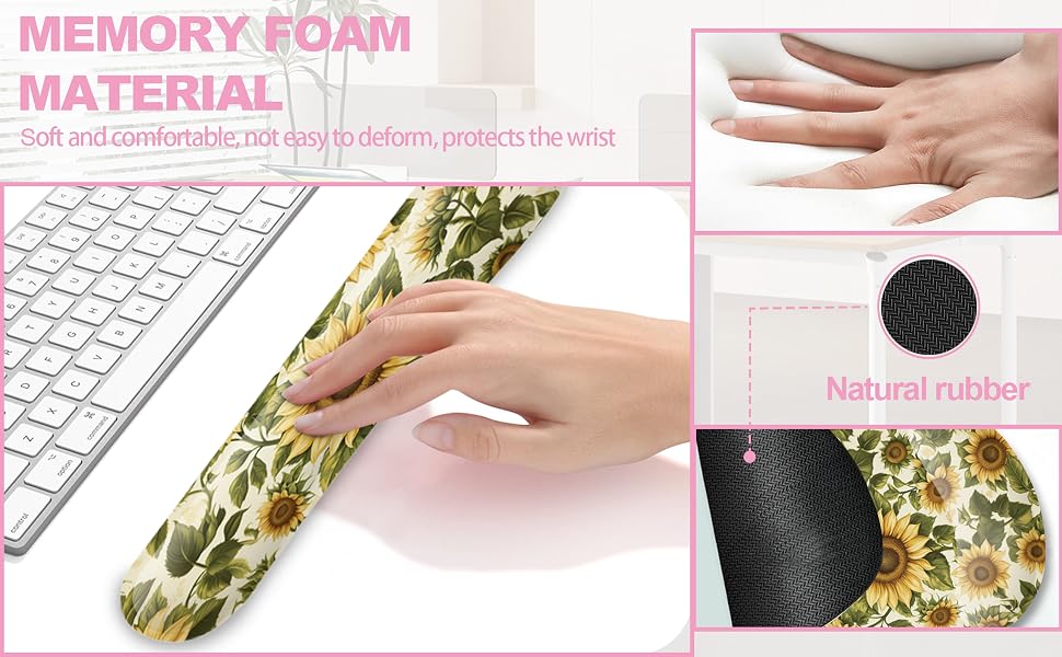 mouse pad with wrist rest