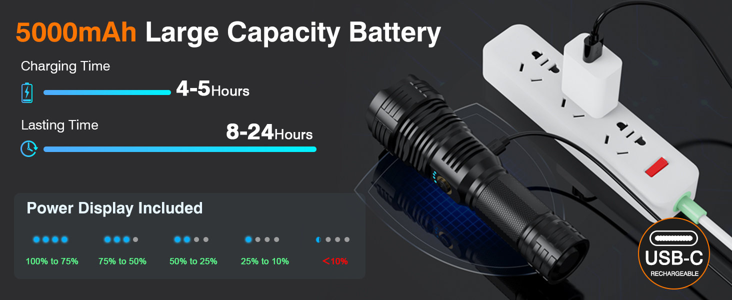 flash lights battery powered