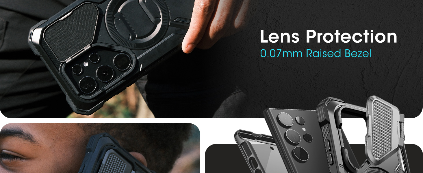 Galaxy S24 Ultra case witn camera cover