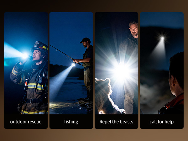 bright flashlight spotlight flashlight