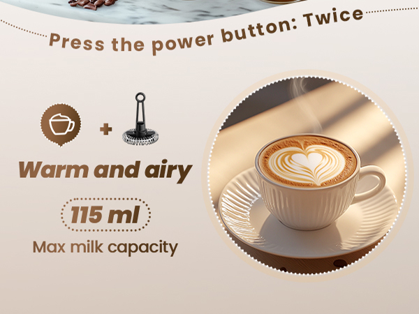 Electric Milk Frother and Steamer