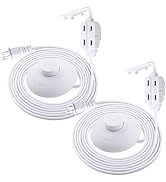 K KASONIC - Extension Cord with On/Off Switch, 9 Feet 3 Outlets Power Cord with Foot Switch & Saf...
