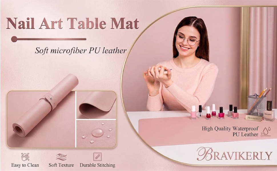 nail art table mat